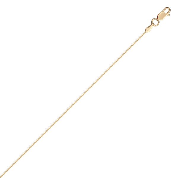 Цепь из красного золота 585, плетение «Снейк»